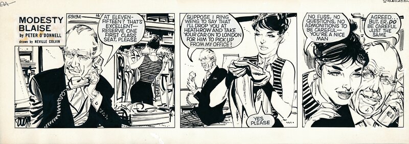 Modesty Blaise | Colvin, Neville 5919a The return of the mammoth - Planche originale