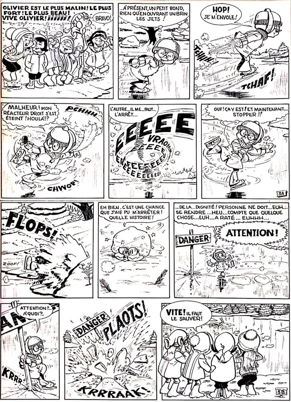 Génial Olivier by Jacques Devos - Comic Strip