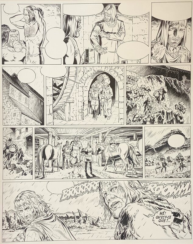 For sale - François Miville-Deschênes, Planche 45, Millénaire tome 5 - Comic Strip