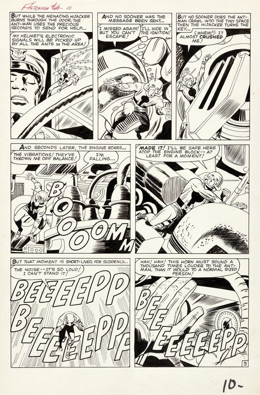 Jack Kirby, Sol Brodsky, Ant Man in Tales To Astonish, 40 page 9 - Planche originale