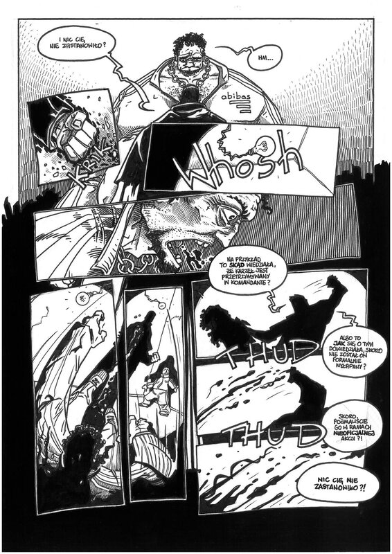 Marek Rudowski, Hubert Ronek, Dom żałoby 6 / Maison de deuil 6 - Comic Strip