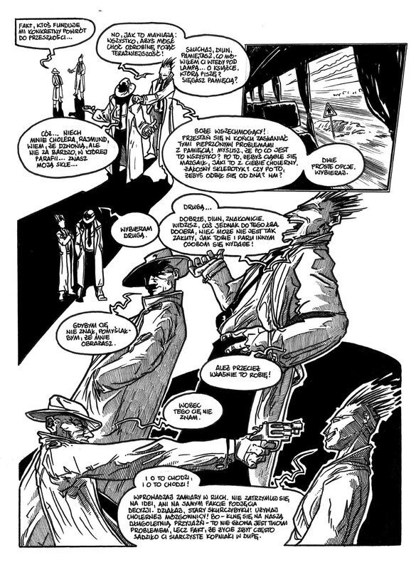 Marek Rudowski, Dom żałoby 6 / Maison de deuil 6 - Comic Strip