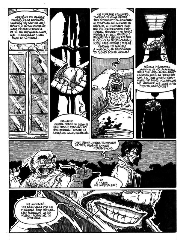 Marek Rudowski, Dom żałoby 6 / Maison de deuil 6 - Comic Strip