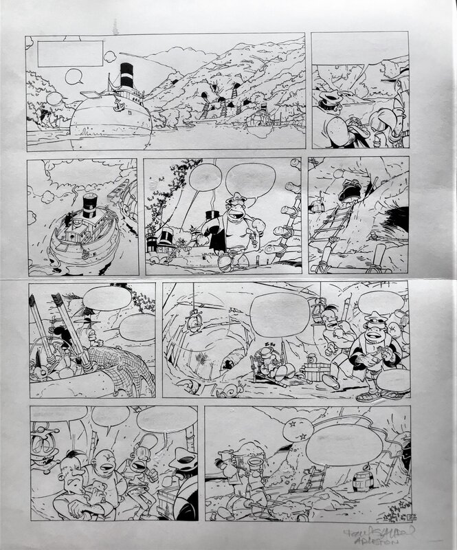 Paul Glaudel, Manie Swing - la colère de Bronongo pl 22 - Comic Strip