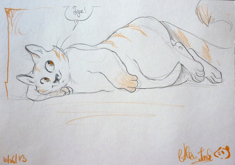 The Cat by Alex-Imé by Alexandra Mairesse, Alex-Imé - Sketch