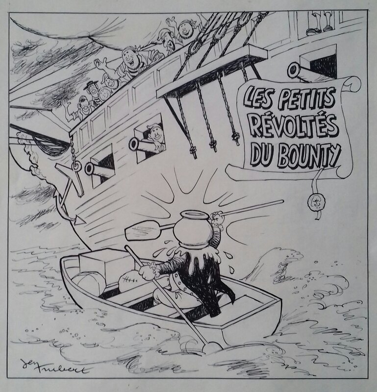 Jean Trubert, Les petits révoltés du Bounty - Original Cover