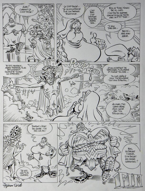 For sale - Soeur Marie-Thérèse Des Batignolles – Ainsi soit-elle ! – Page 43 & FIN – Maëster (Scénario) / Julien Solé (Dessin) - Comic Strip