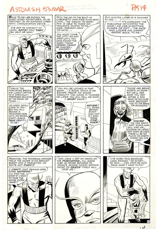 Dick Ayers, Stan Lee, Tales to Astonish #53 - Planche originale