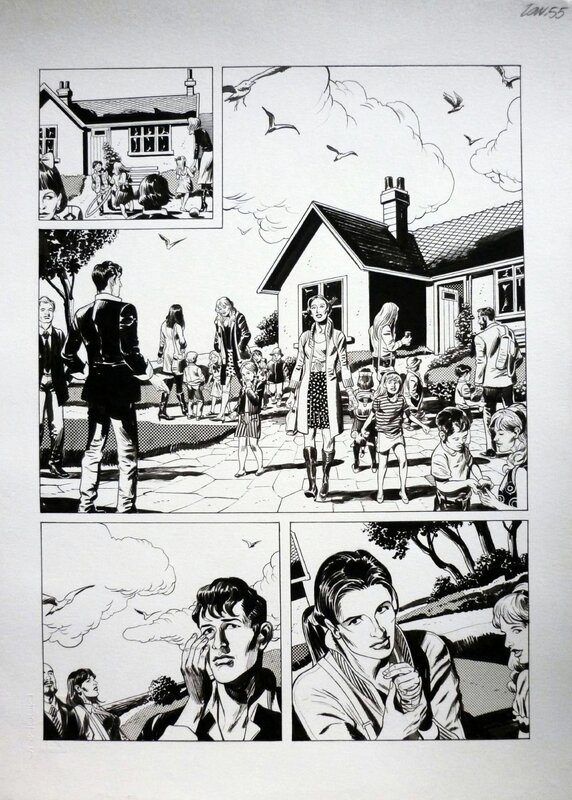 Dylan Dog 351 pg 055 by Alessandro Baggi - Planche originale