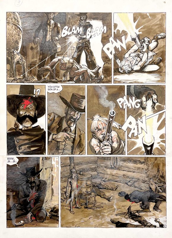 Western, page 9 by Grzegorz Rosinski - Comic Strip
