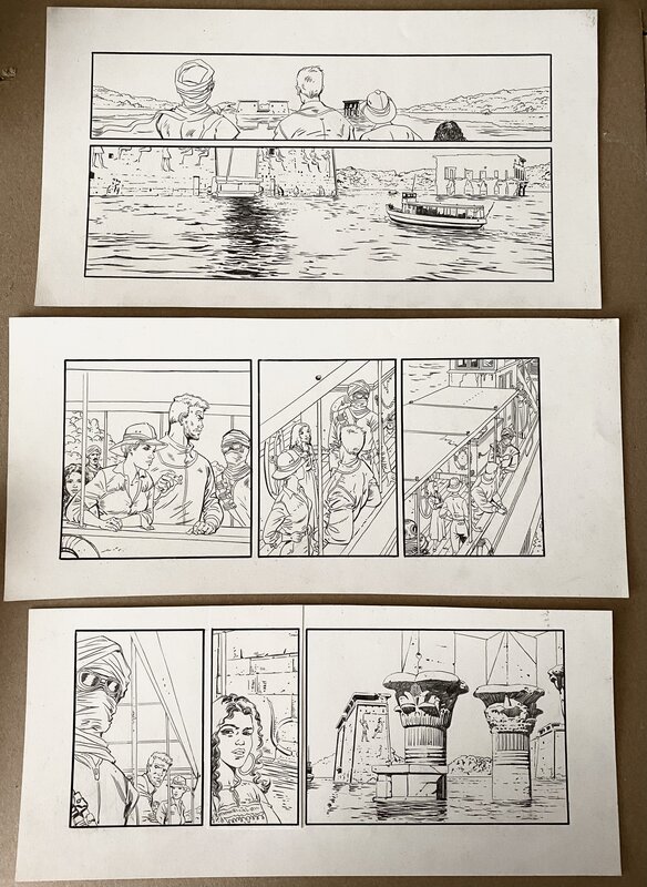 Jean-François Charles, Jean Dufaux, FOX  T4     crayonné - Comic Strip