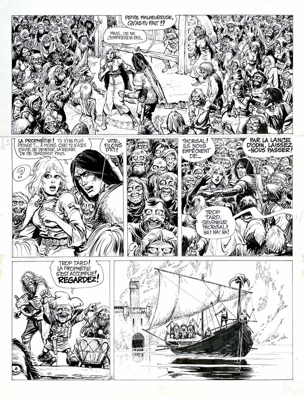 Grzegorz Rosinski, Thorgal - Les Trois vieillards du pays d'Aran, p. 6 - Comic Strip