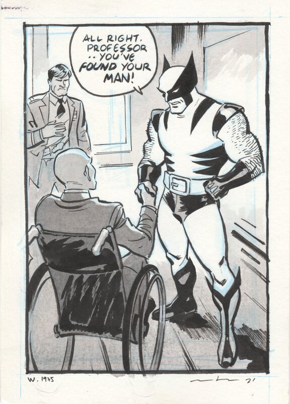 Marcial Toledano, Wolverine giant size X-men - Sketch