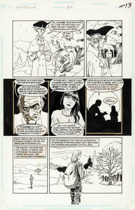 Duncan Eagleson, Vince Locke, Neil Gaiman, Sandman (1989) vol.2 #38 pg.13 - Comic Strip
