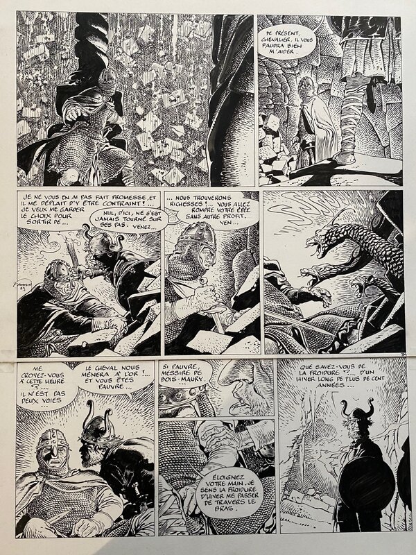 Sigurd - Planche 34 des Tours du Bois Maury - Hermann - Comic Strip