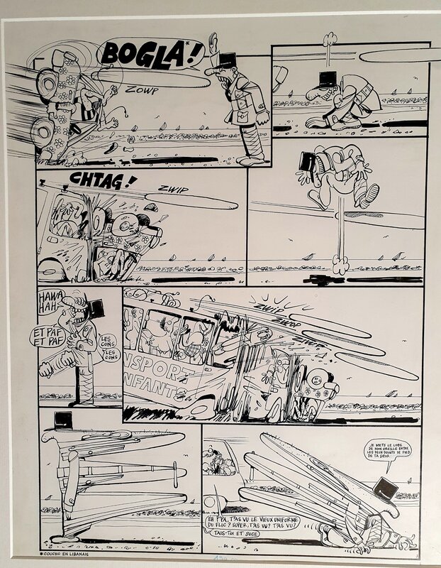 Édika, Planches Originales Edika - Comic Strip