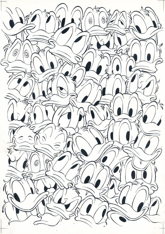 Michel Nadorp | 1998 | Donald Duck cover - Original Cover