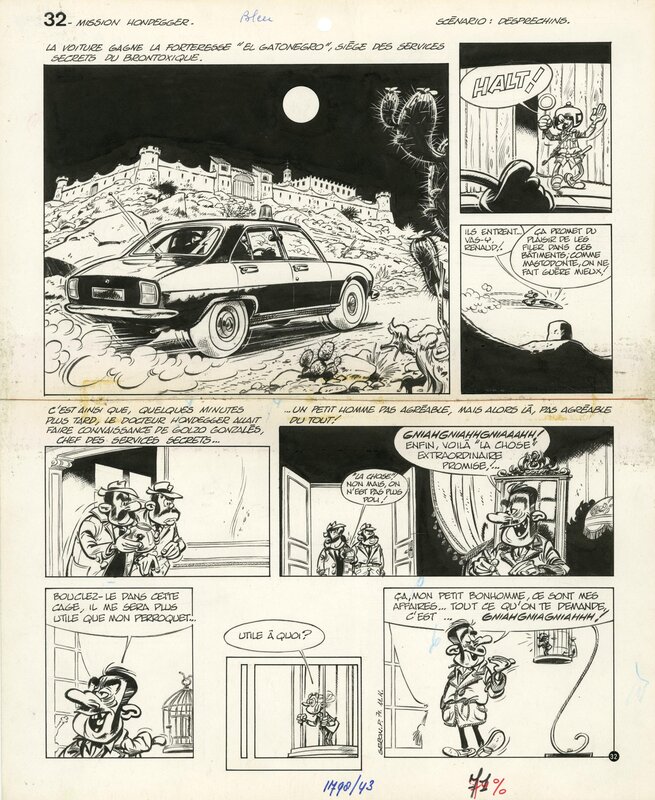 Pierre Seron, Les petits hommes – Mission Hondegger – Planche 32 - Comic Strip