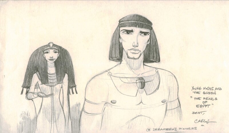 Prince of egypt by Carlos Grangel - Original Illustration