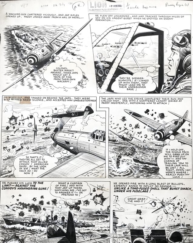 Joe Colquhoun, Joe Colqu'houn : Planche de Paddy Payne - Comic Strip
