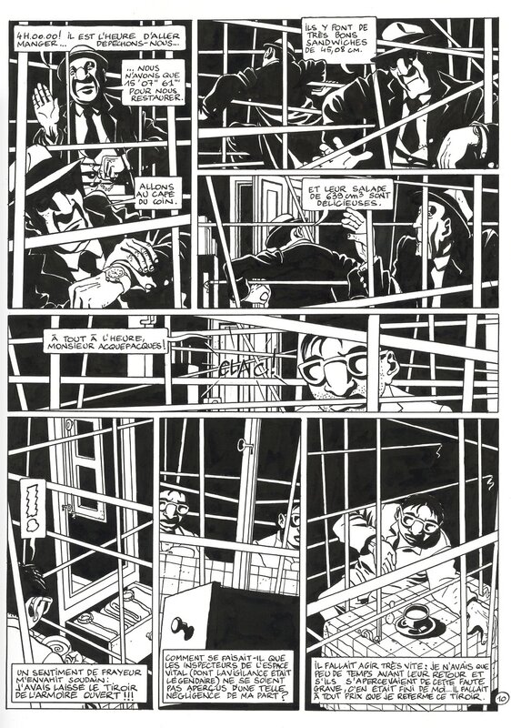 Marc-Antoine Mathieu, Julius Corentin Acquefacques tome 2 - Comic Strip