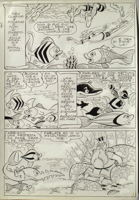 Ernesto Piccardo, Ulisse au fond de la mer - Comic Strip