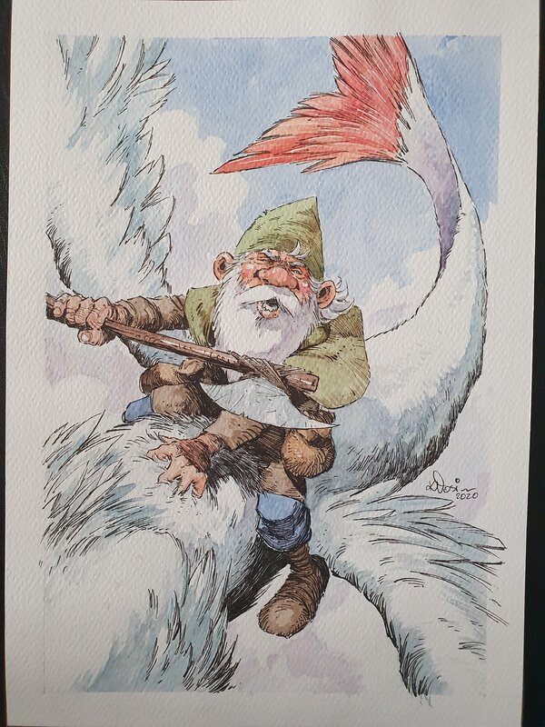 Dwarf by Przemyslaw Klosin - Original Illustration