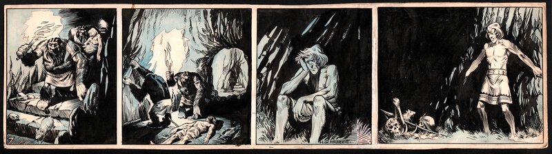 Hans Kresse, Eric de Noorman - tome 1 De Steen van Atlantis - strip 7 - Comic Strip