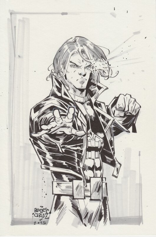X-Man par Roger Cruz - Illustration originale