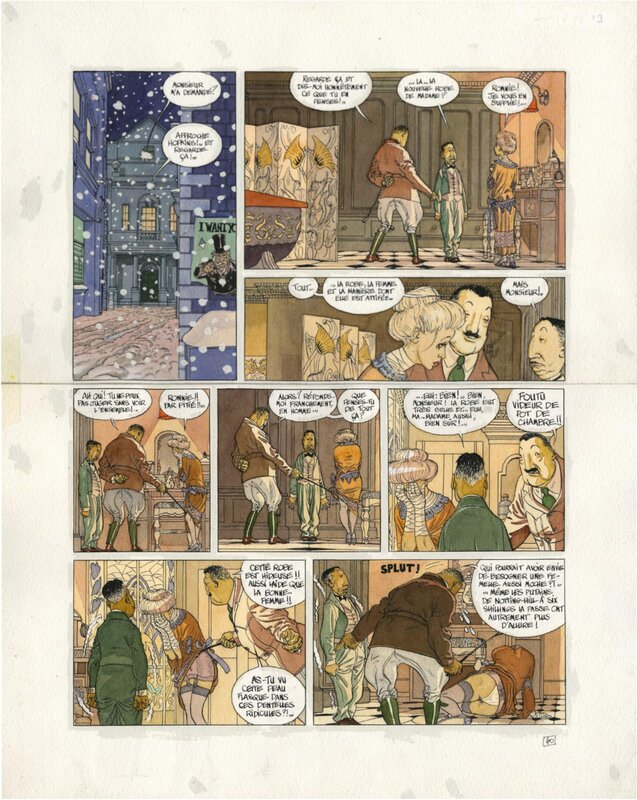 Michel Durand, Rodolphe, Cliff Burton - Folles de lui - Comic Strip