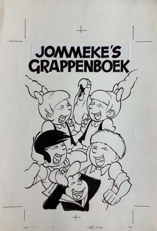 Jef Nys, Originele cover Jommeke's grappenboek - Couverture originale