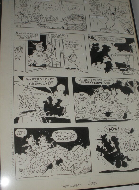 Harvey Eisemberg, Yogi and Booboo, 1961 - Comic Strip