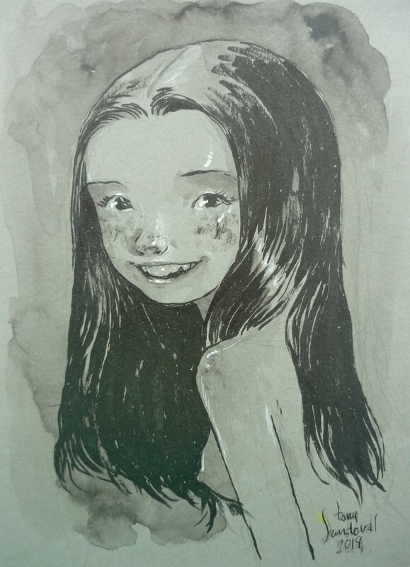 Girl 2019 by Tony Sandoval - Original Illustration Girl 2019 by Tony Sandoval - Original Illustration