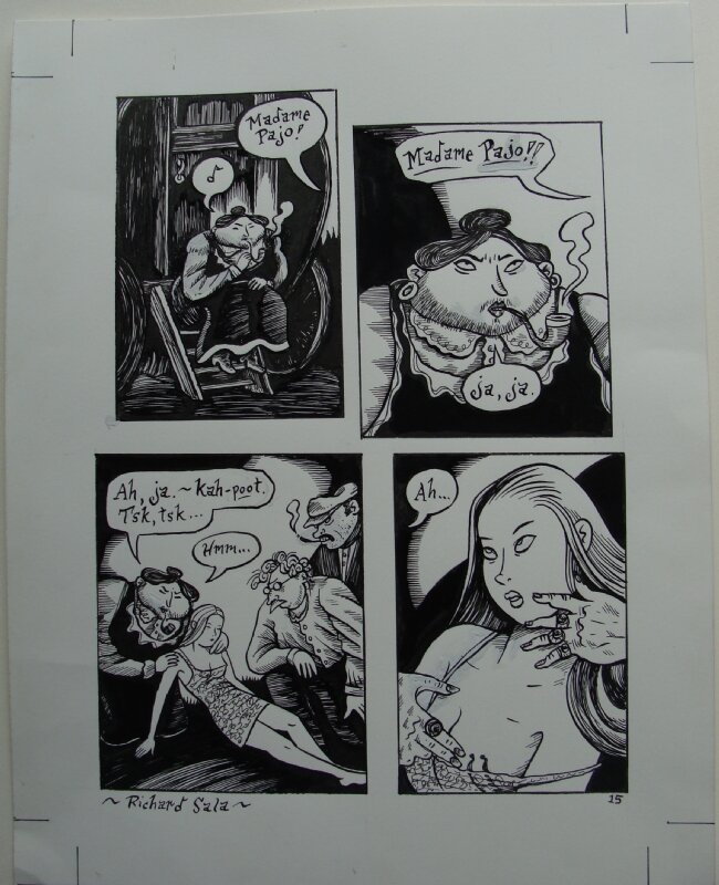 Richard Sala - Peculia and the Groon Grove Vampires p15 - Comic Strip