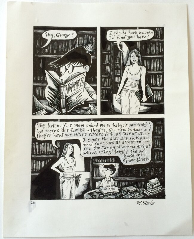 Richard Sala - Peculia and the Groon Grove Vampires p18 - Comic Strip