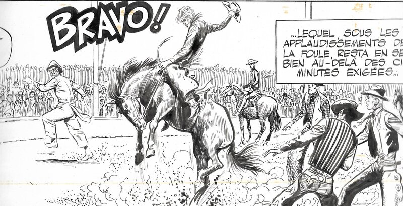 Gérald Forton, Une case de Teddy ted - Comic Strip Gérald Forton, Une case de Teddy ted - Comic Strip