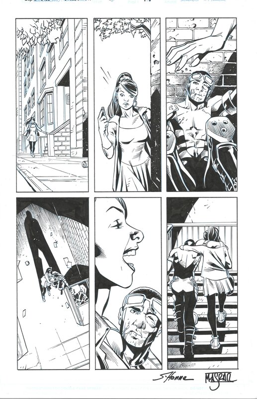 Scott Hanna, Powerman Shadowland 2 page 19 - Comic Strip
