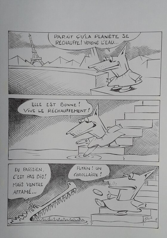 For sale - Têt'chien by Touïs - Comic Strip