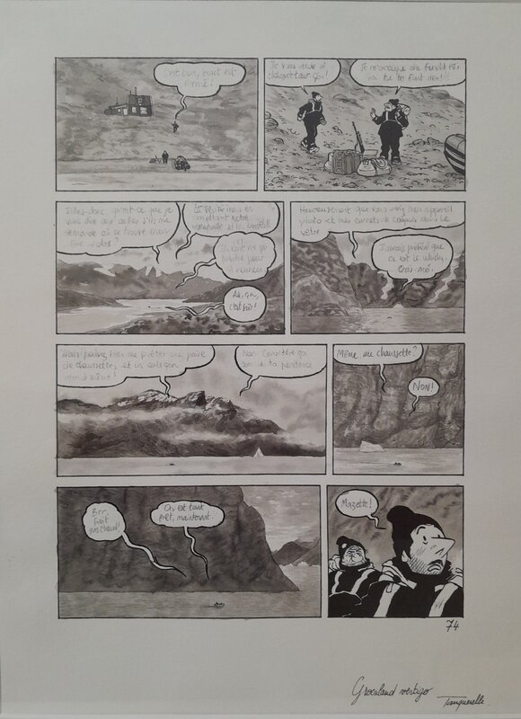 Groenland Vertigo by Hervé Tanquerelle - Comic Strip