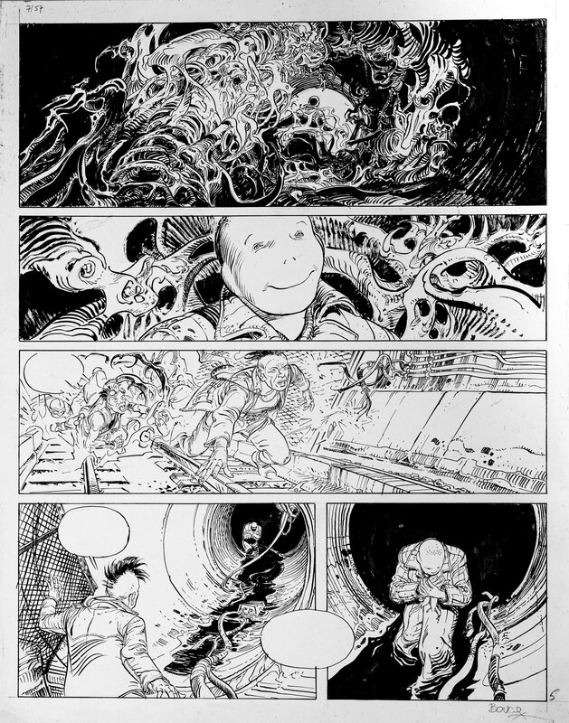 François Boucq, Alejandro Jodorowsky, Face de Lune 1 - Planche 5 - Comic Strip