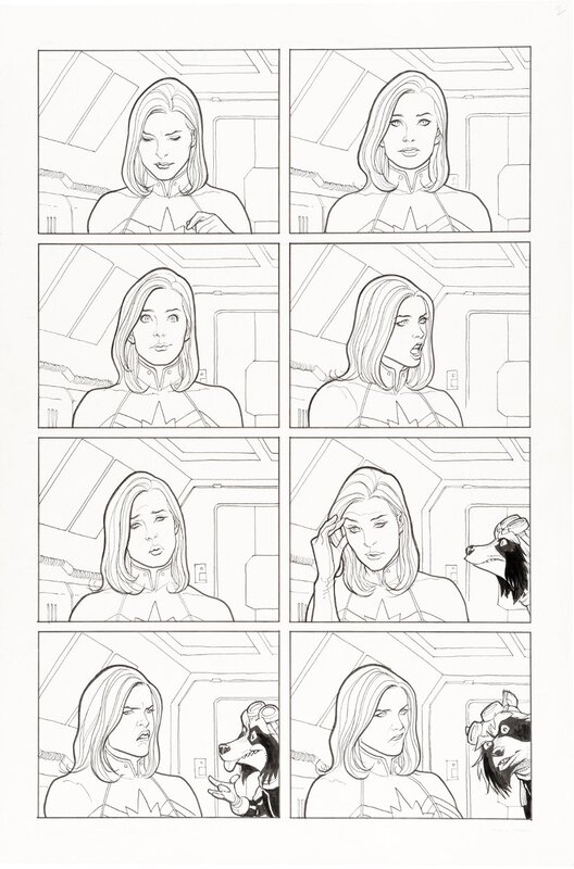 Guardians of the Galaxy Annual #1 page by Frank Cho - Planche originale