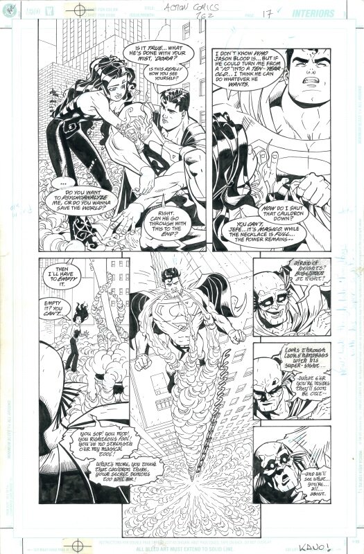 Kano, Action Comics #762 page 17 - Planche originale