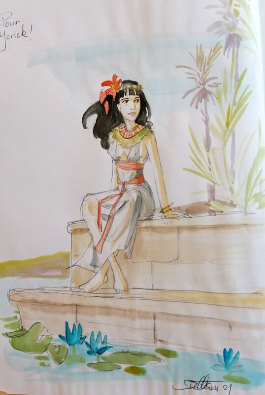 Isabelle Dethan, Sur les terres d'Horus T.4 Nakhtamon ou la colère de Sekhmet - Sketch