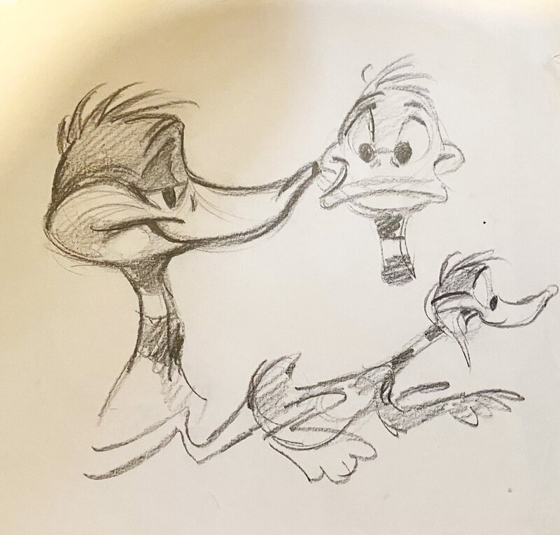 Daffy Duck par Chuck Jones - Œuvre originale