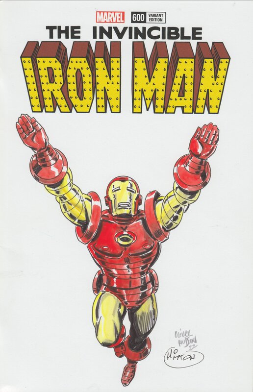 Iron man by Olivier Hudson - Original art