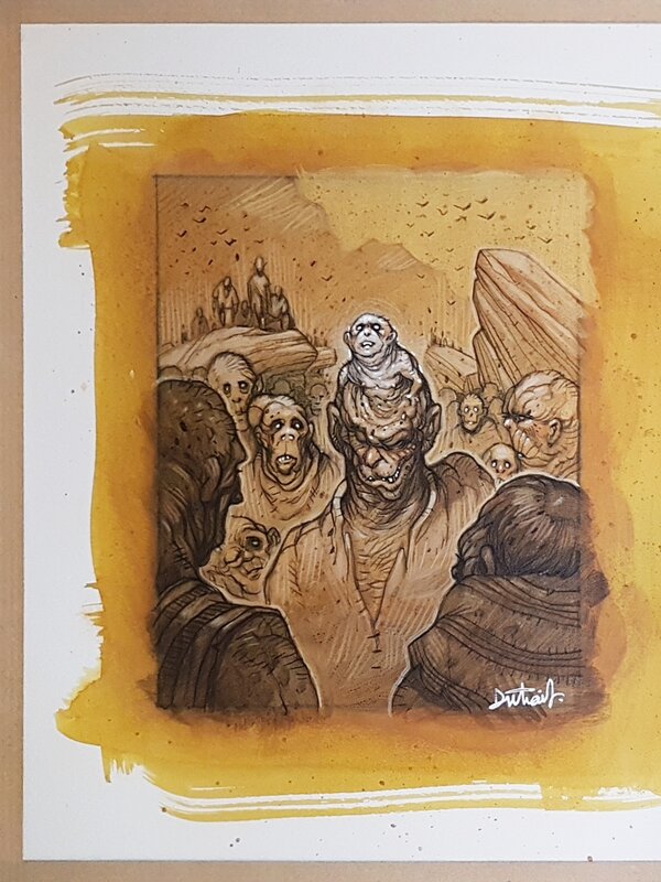Vincent Dutrait, Tome of Corruption p43 - Original Illustration