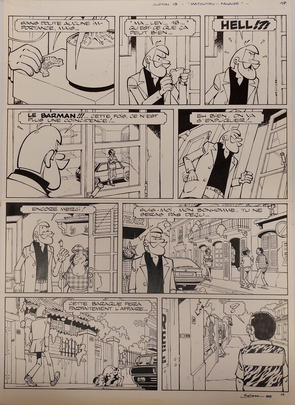 Bédu, Bob De Groot, Clifton T13 - Matoutou-Falaise - Comic Strip