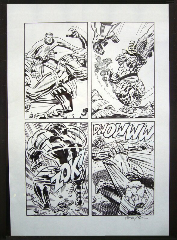 Bruce Timm, Fantastic Four: The World's Greatest Comics Magazine - Planche originale