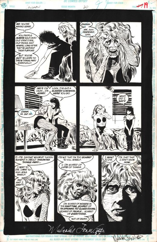 Colleen Doran, Malcolm Jones III, Doran: Sandman 20 page 17 - Planche originale