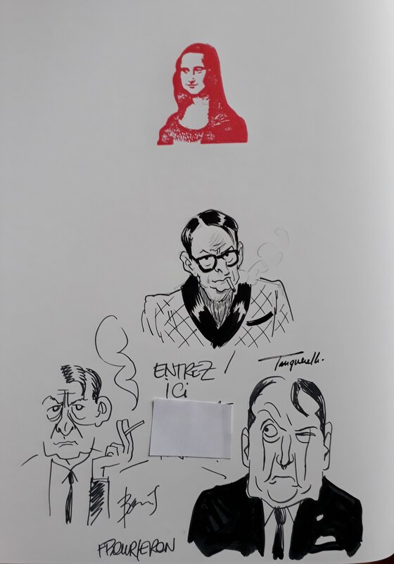 André Malraux by Hervé Tanquerelle, Hervé Bourhis, Franck Bourgeron, Leonardo Da Vinci - Sketch